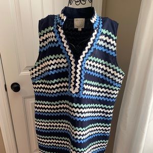 Blue plus size Sail to Sable Dress